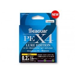 Trenzado Seaguar PE x4 Lure Edition | Náutica Leiro