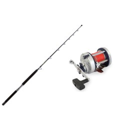 Combo Trolling/Curricán Caña Carbon Troll, | Náutica Leiro
